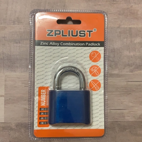 Zpliust Zinc Alloy Combination Padlock - Picture 1 of 3